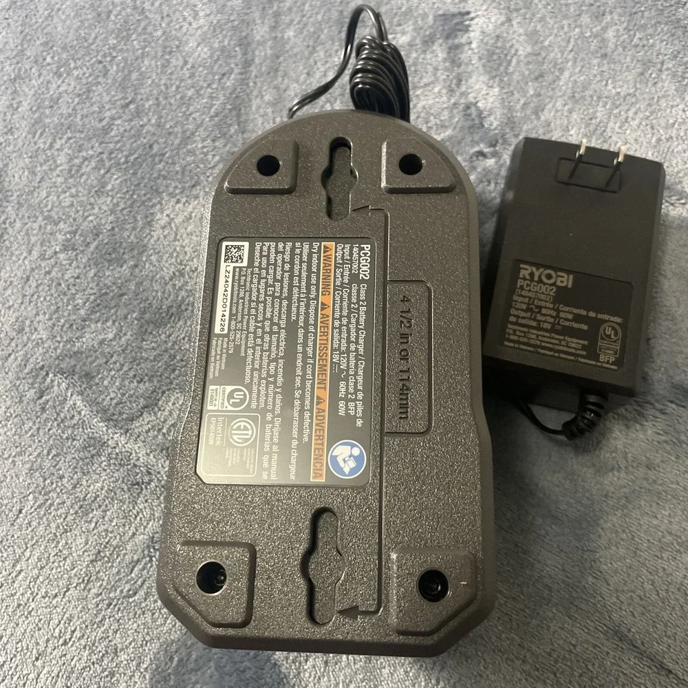 Ryobi ONE + PCG002 18V Lithium Ion Battery Charger NEW